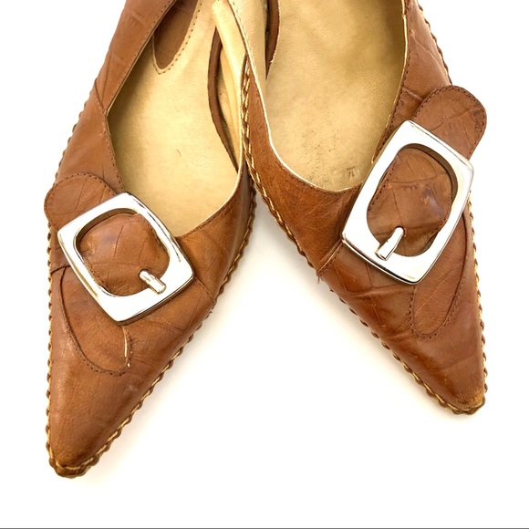 Enigma Shoes - 🔥Rare🔥 Enigma Vintage Brazilian Pointy Slingback